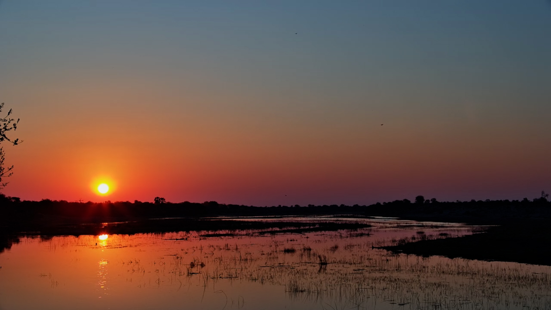 Sunset Magic Along the Boteti River