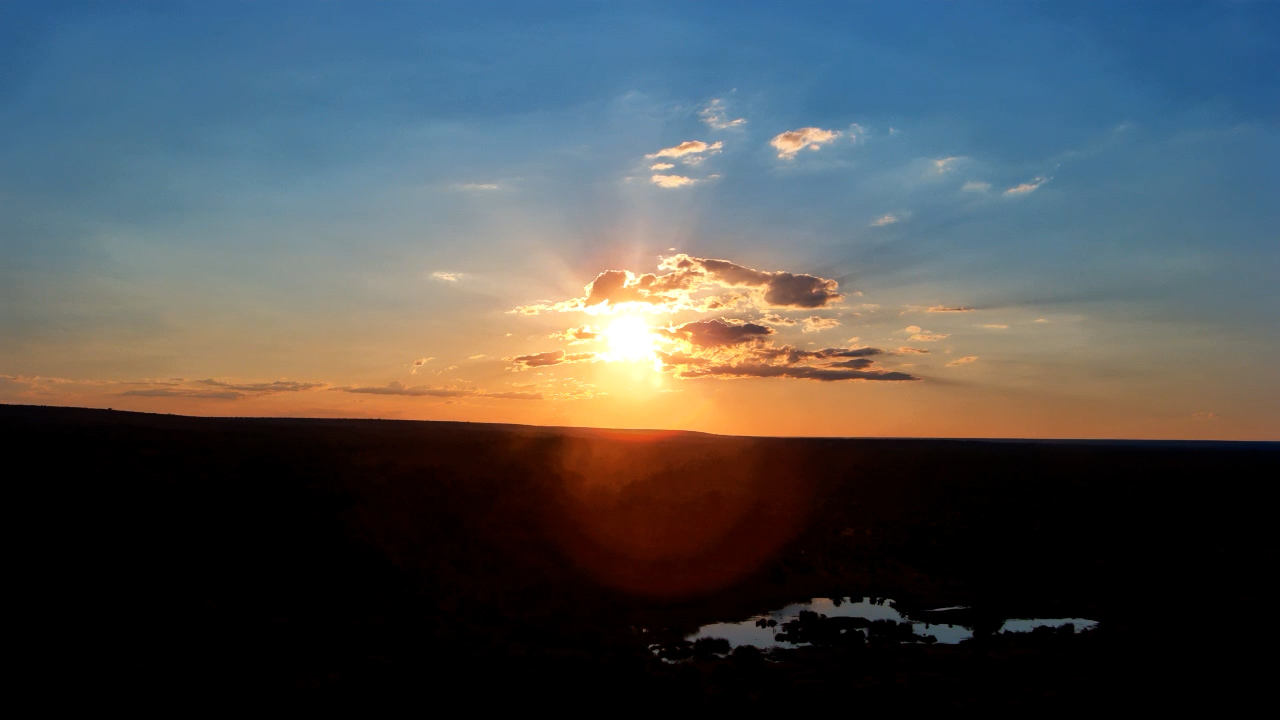 When the Day Ends at Vic Falls Safari Lodge