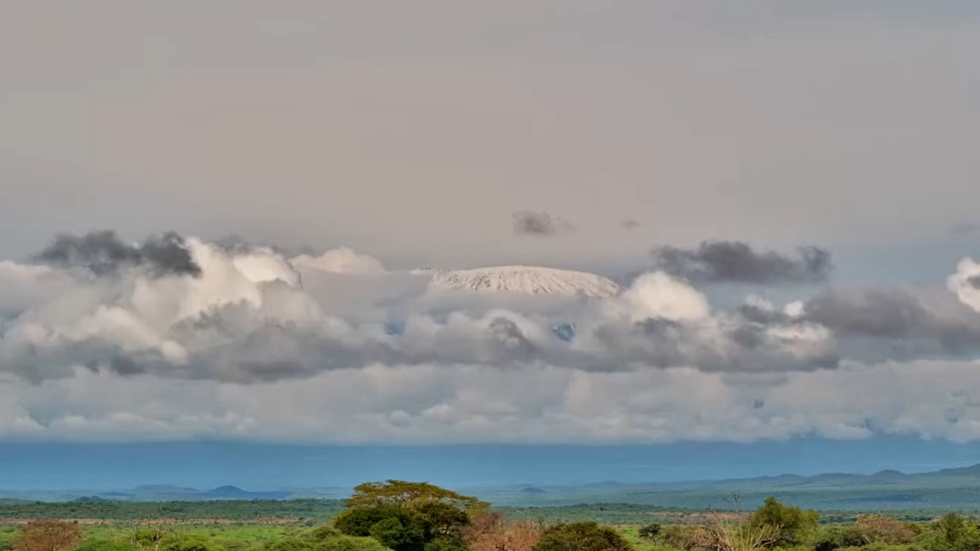 Clouds Racing Past Kilimanjaro