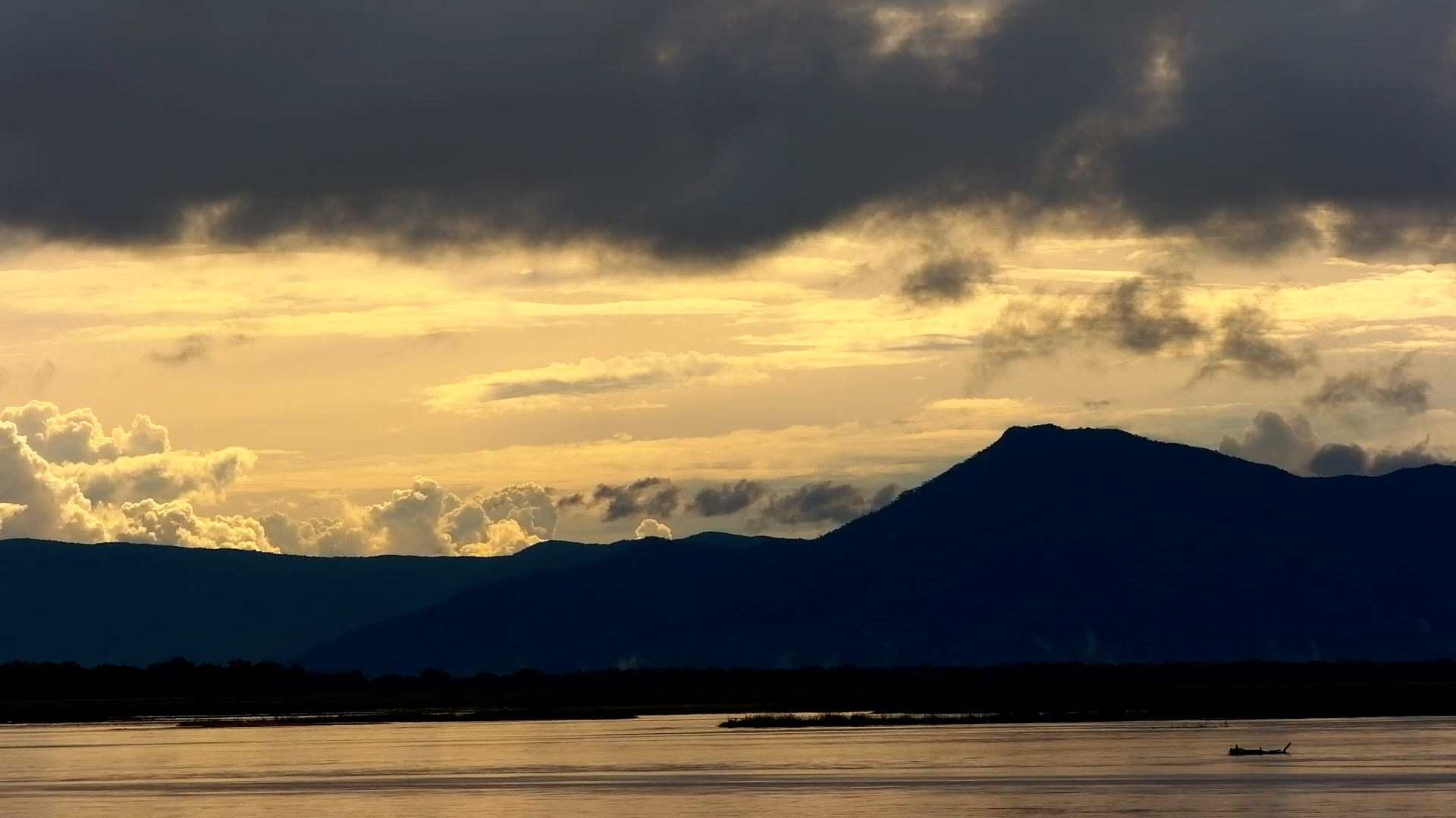 Dramatic Clouds Over the Zambezi