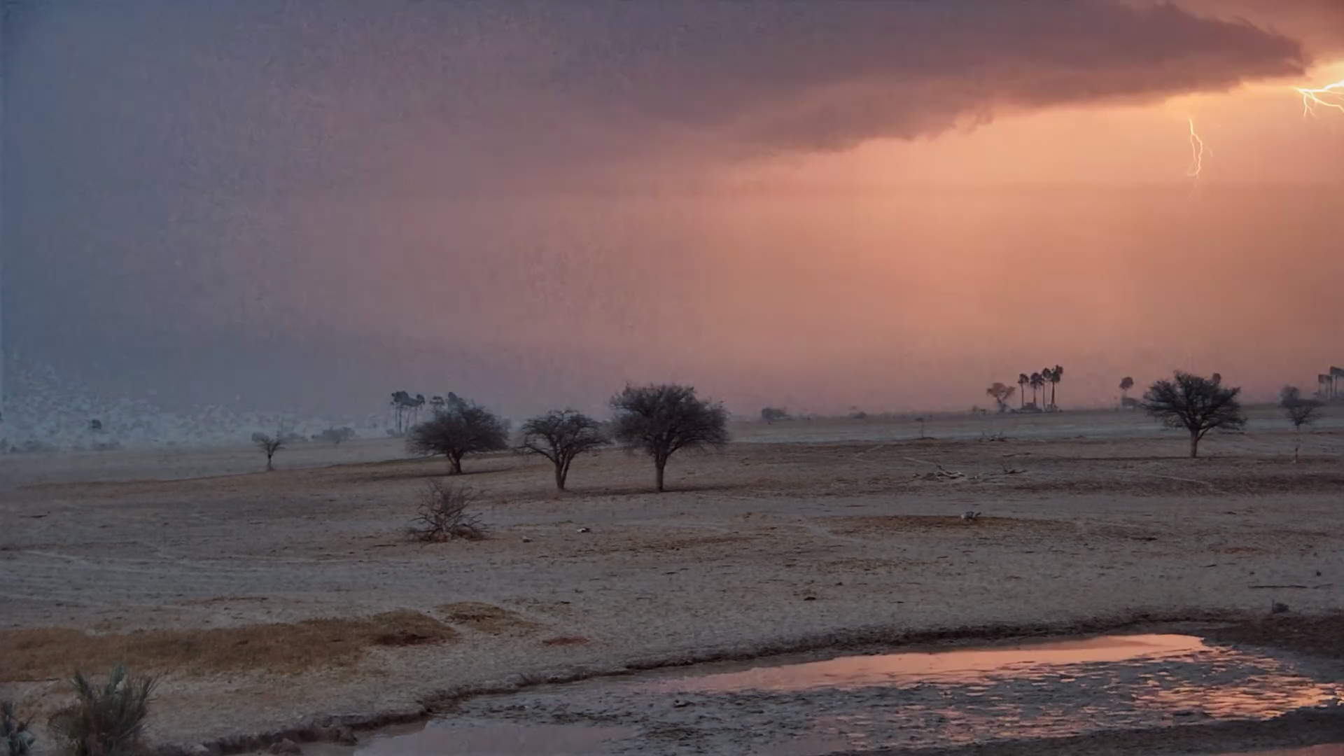Dramatic Weather Over Jack’s Camp in the Makgadikgadi