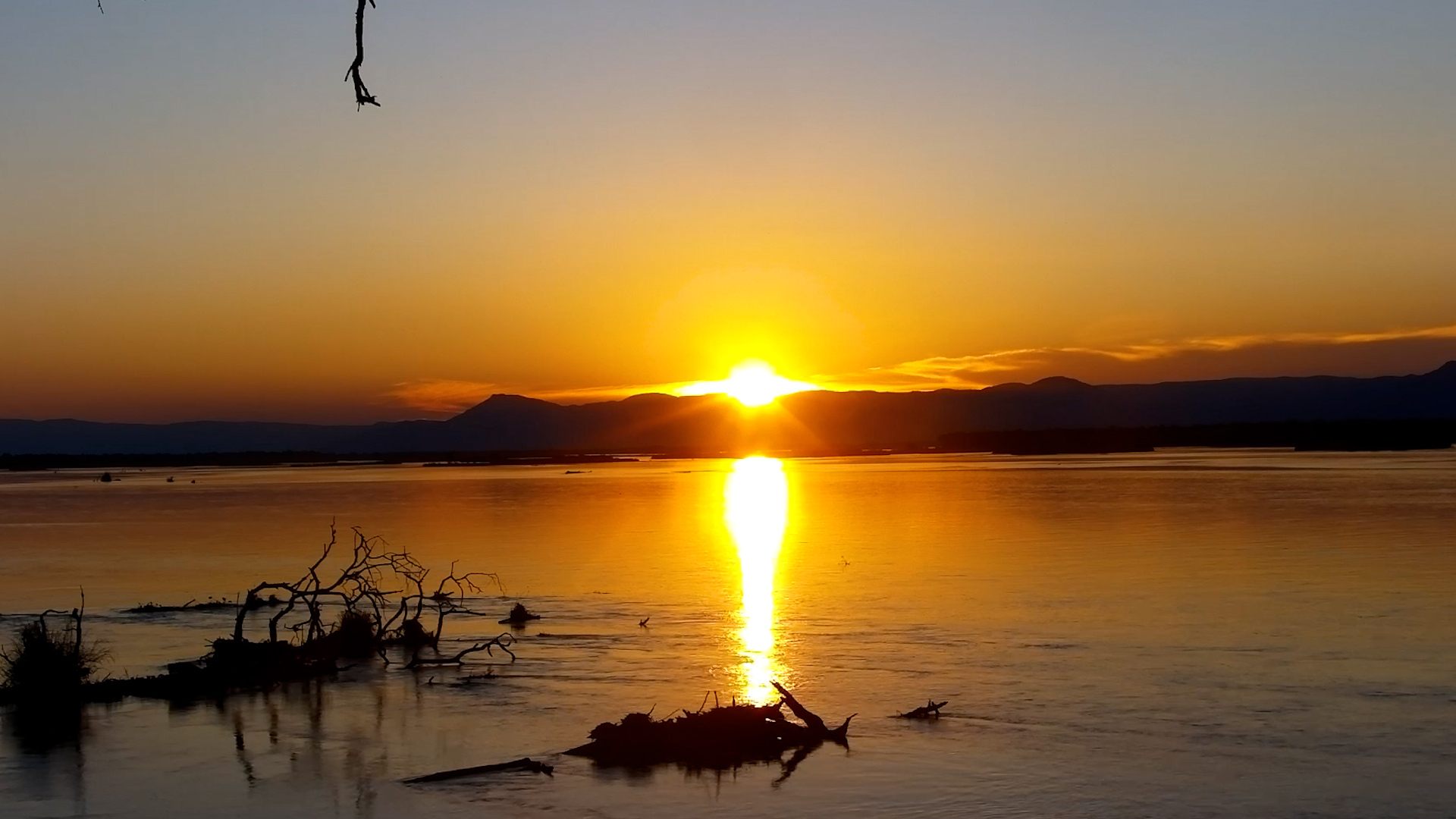Golden Hour Over the Zambezi