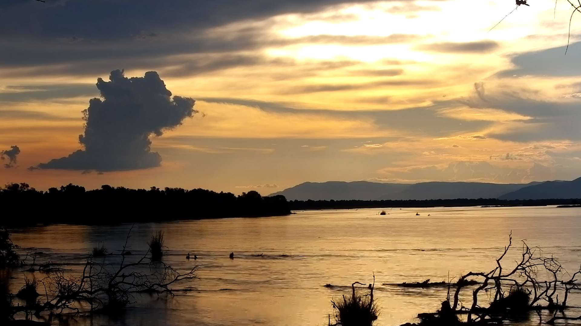 Stunning Sunset Over the Zambezi