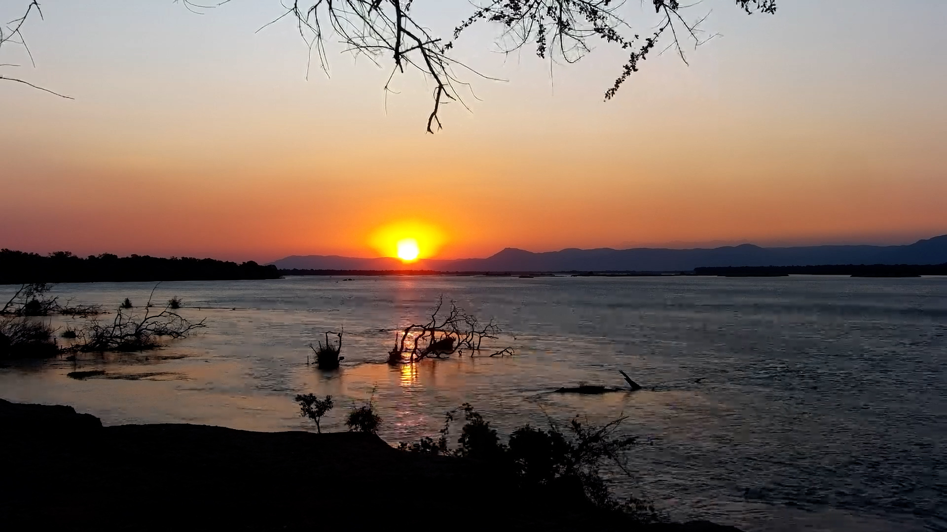 Sunset Over the River | Zimbabwe Wilderness Views