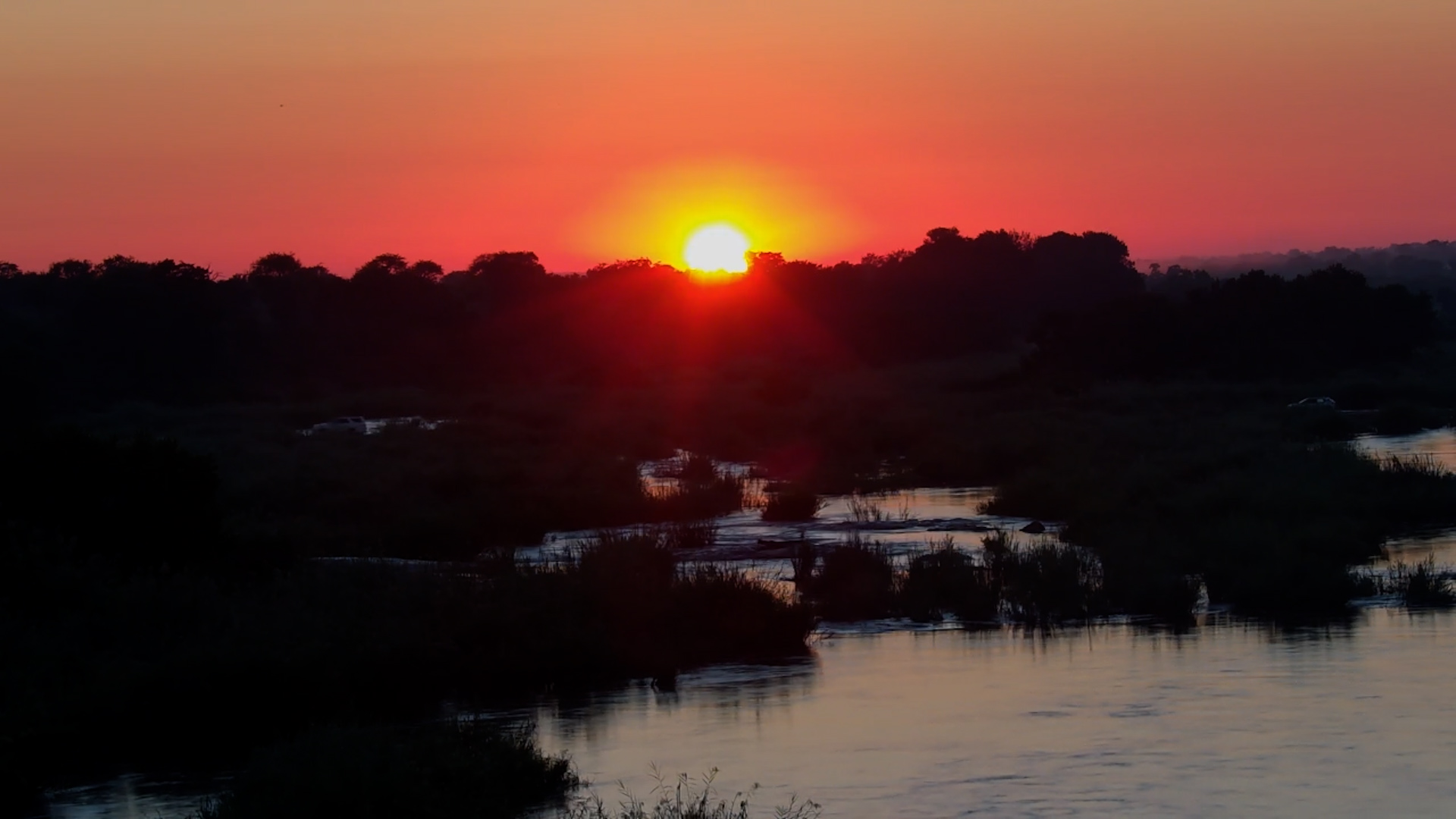 Sunrise Over the Sabie River