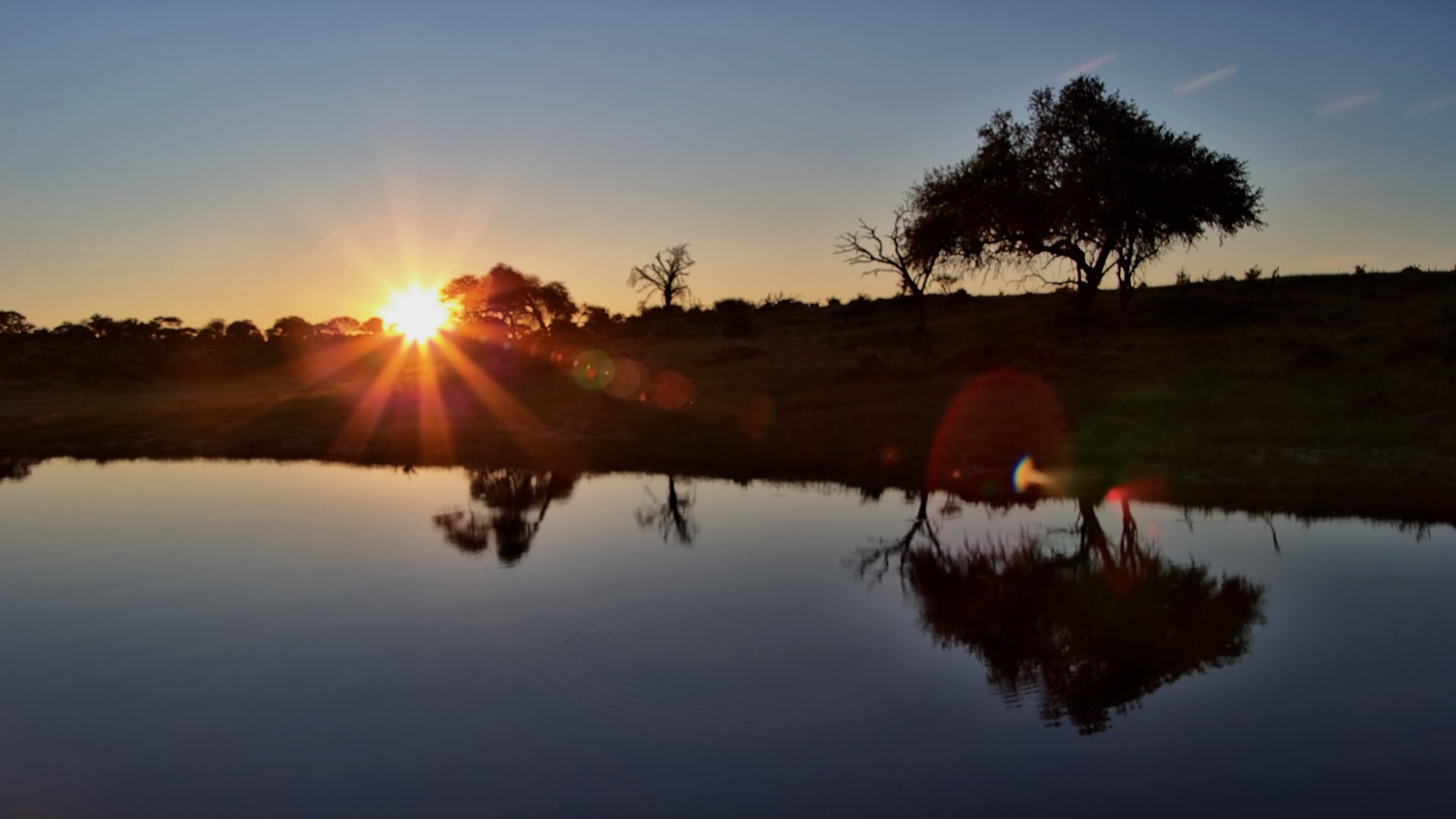When the Sun Sets on the Water