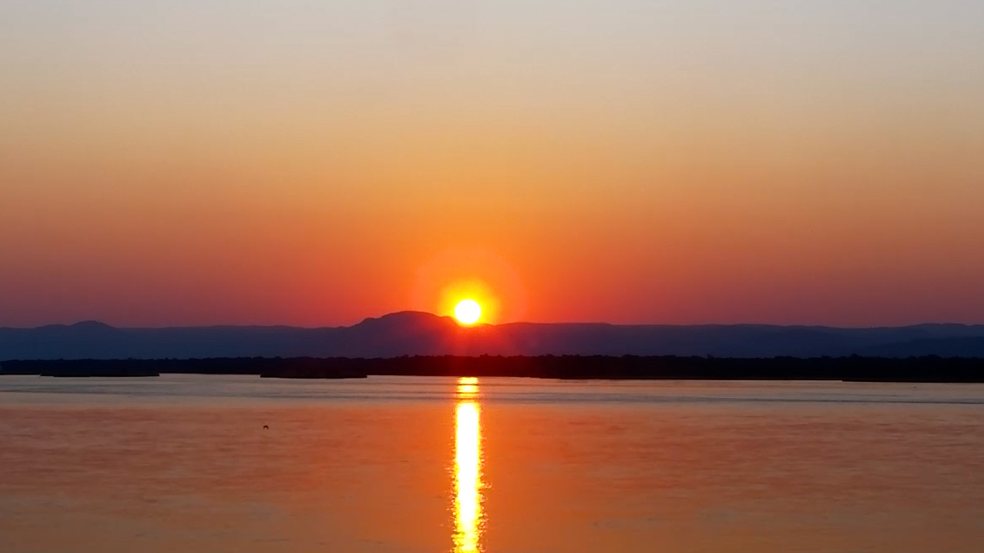 Golden Hour Over the Zambezi