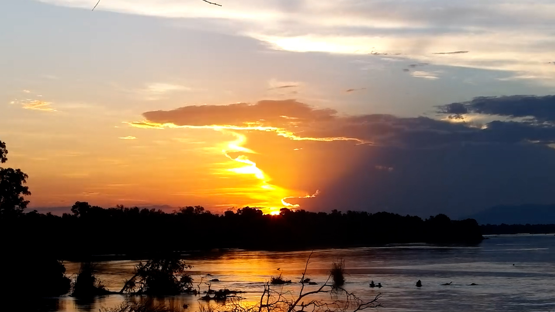 Sunset Calm on the Zambezi River