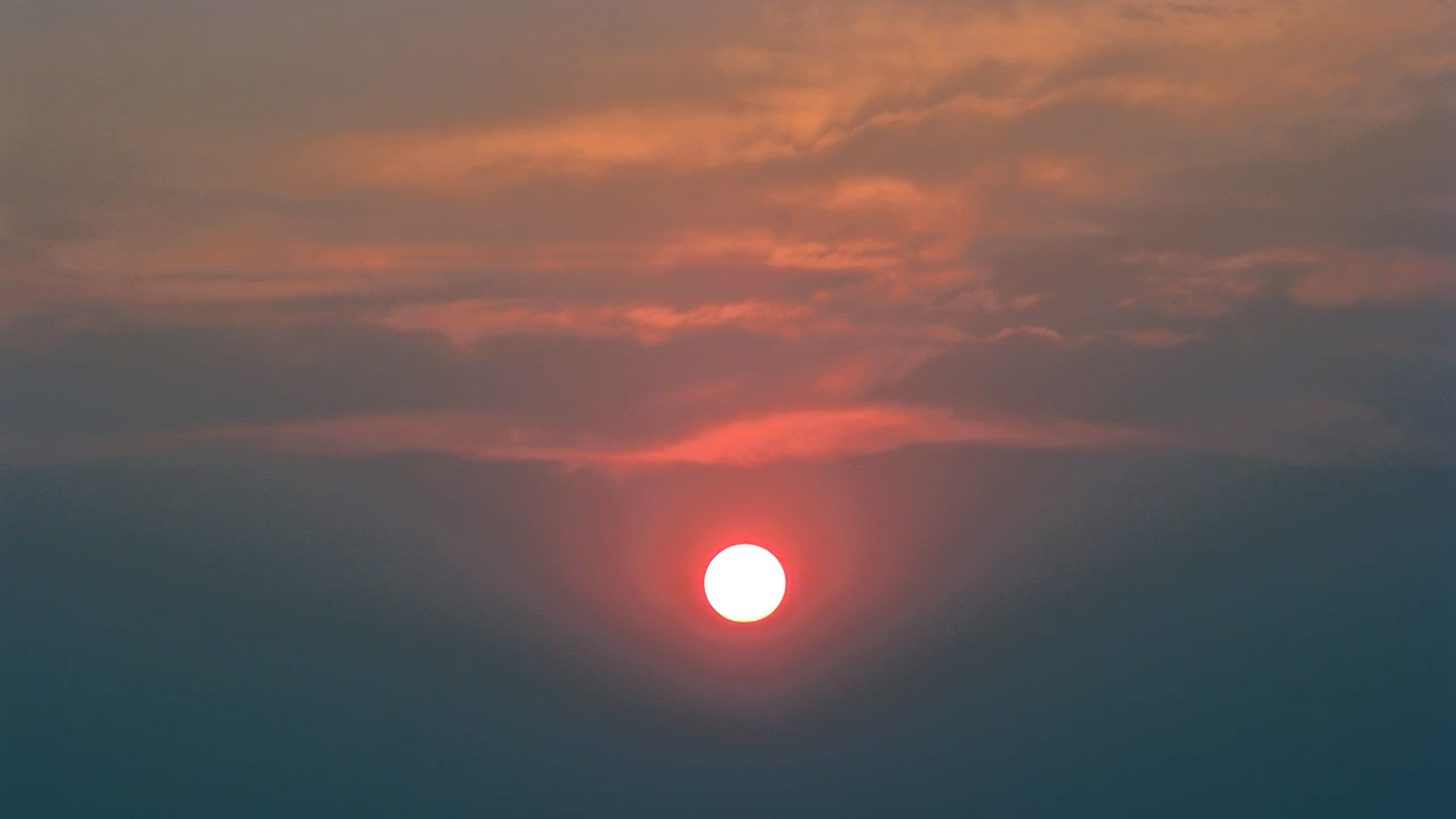 Sunset at Vic Falls Safari Lodge
